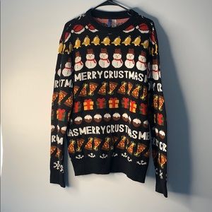 Christmas sweater (for 🍕 lovers)